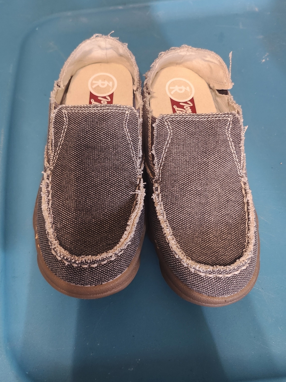 Rocket Dog Kids Grey Canvas Slip-On Shoes